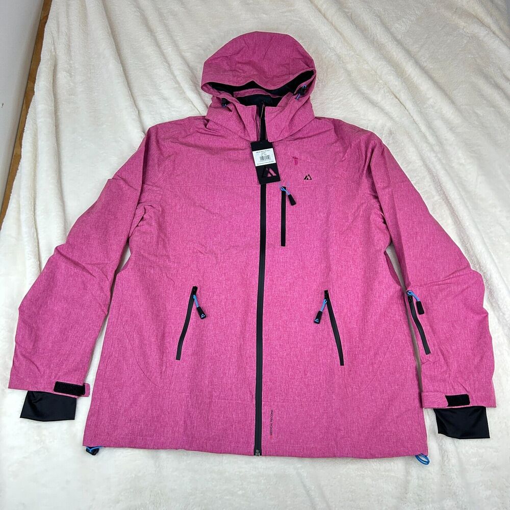 Apricoat Women's Jacket in Pink with Removable Hood Size 2XL
